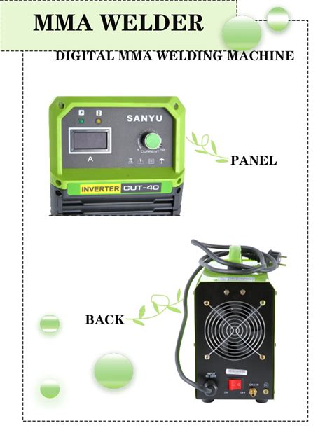 Sanyu Mma Welding Machine High Quality Digital Manual Arc Welder