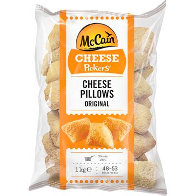 CHEESE MCCAIN PILLOWS PCTE 1KG UN Monte Carlo Alimentos