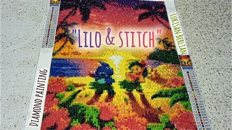 Diamond Painting Lilo Stitch Youtube