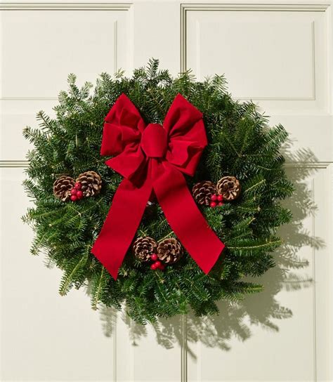 Fresh Evergreen Wreath Bedford Nh Garden Club