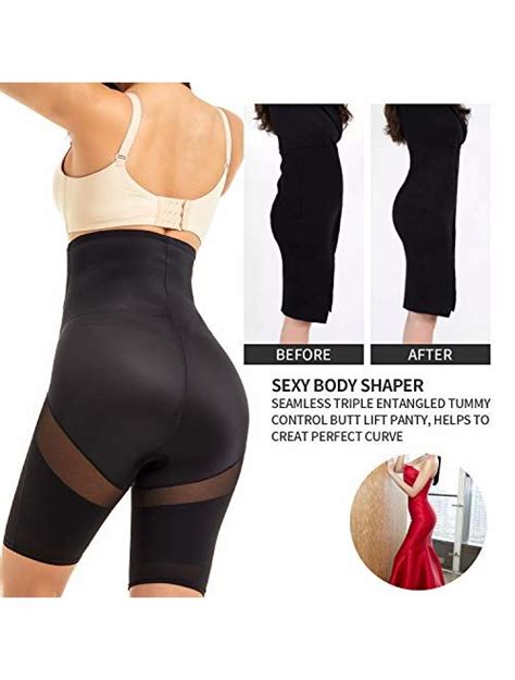 Buy Movwin Tummy Control Body Shaper Shorts High Waist Thigh Slimmer