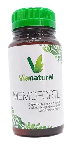 Suplemento Em Comprimidos Via Natural Memoria Memoforte Sabor Neutro Em