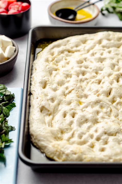 The Best Caprese Focaccia Recipe Fresh April Flours