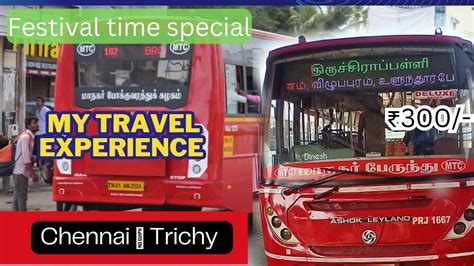 ippadiyum oru experienceMTC bus ல long Distance travel Chennai to