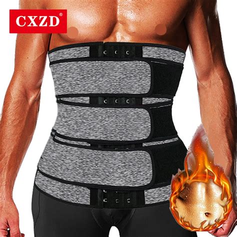 Cxzd Men Shapewear Sauna Waist Trainer Waist Shapers Slimming Sheath