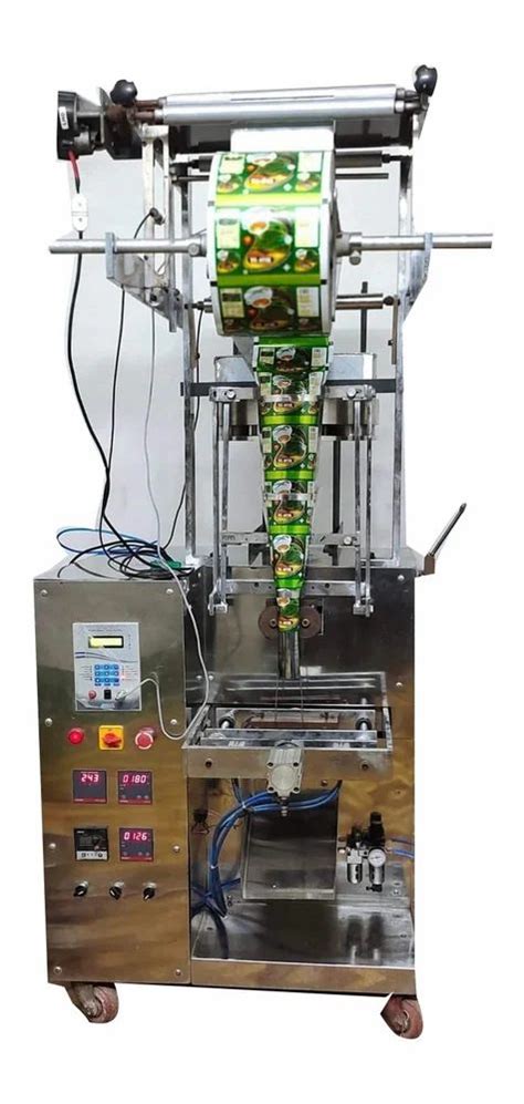 tea packaging machine machine capacity  pouch  hour  kw