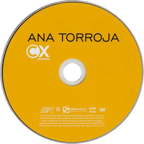 Car Tula Dvd De Ana Torroja Conexion Portada