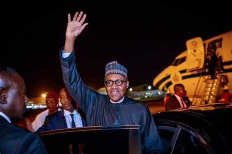 Buhari Returns To Abuja After Cen Sad Summit Punch Newspapers