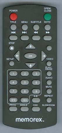 Memorex Mvd Genuine Oem Original Remote