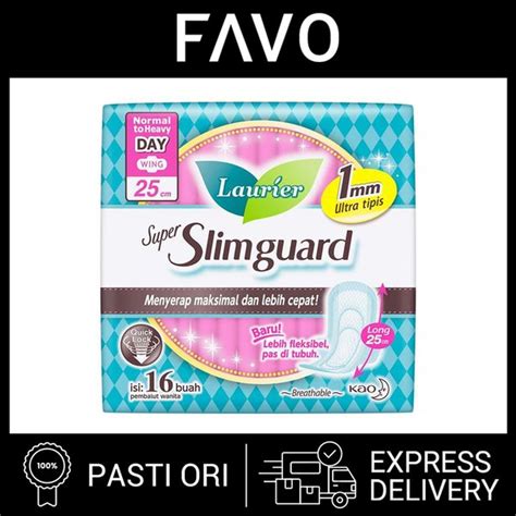 Jual Pembalut Laurier Super Slim Guard 25cm 16 Pcs Di Lapak Favoid