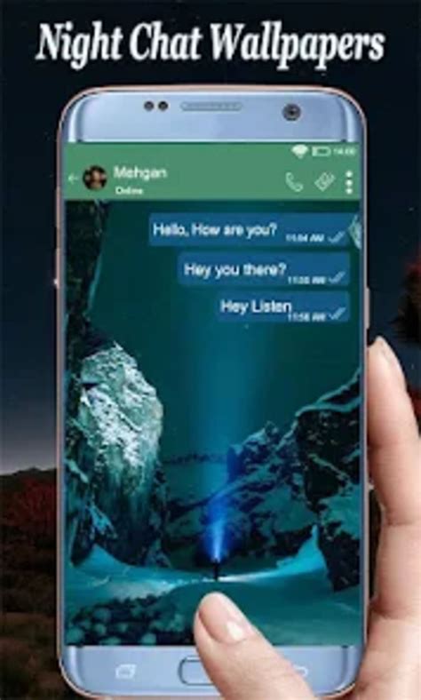 Dark Chat Screen Themes Nigh for Android - Download