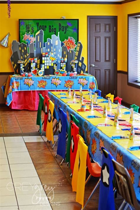 Superhero Birthday Party - Baby Shower Ideas - Themes - Games