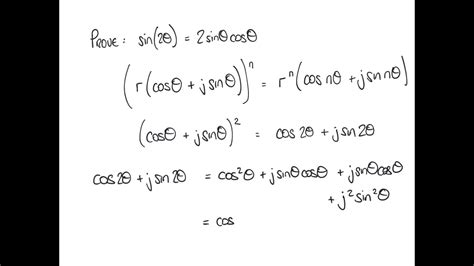 De Moivre S Theorem Part 2 Proving Trigonometric Identities YouTube