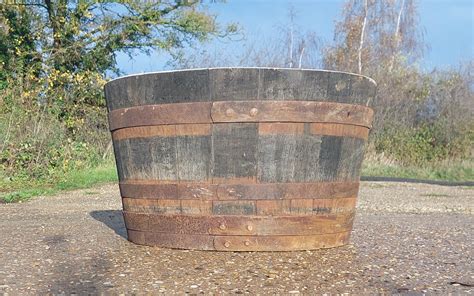 Oak Whisky Barrel Hogshead Planters Suffolk Barrel