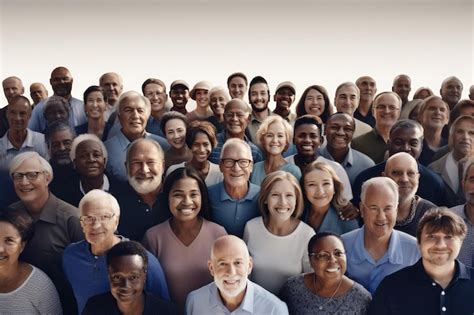 Premium Photo Diverse Group Of People Smiling Together