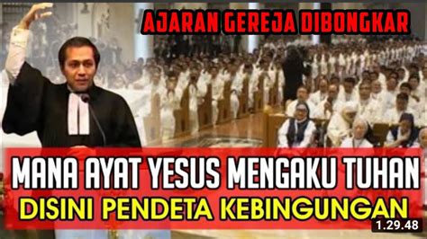 LIVE HEBOHH PENDETA KETAKUTAN AJARAN GEREJA DIBONGKAR YouTube