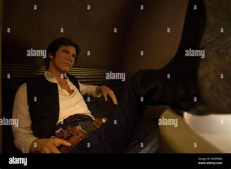 Han Solo Harrison Ford Wax Figure At Madame Tussaud S Stock Photo Alamy