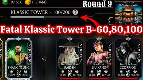 Fatal Klassic Tower Boss Battle 100 And 60 80 Fight Reward Mk Mobile