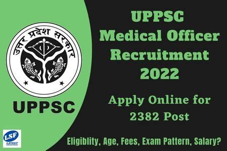 Uppsc Medical Officer Recruitment Overview Uppsc Various