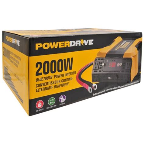 Powerdrive Pd Bluetooth Watt Dc To Ac Power Inverters