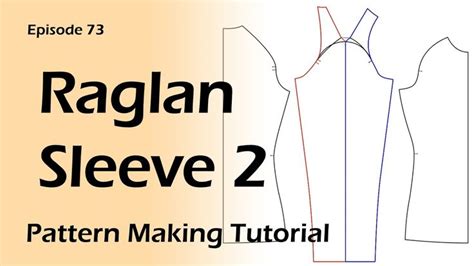 Raglan Sleeve Pattern Making From A Set In Sleeve [pattern Making Tutorial] Youtube Pattern