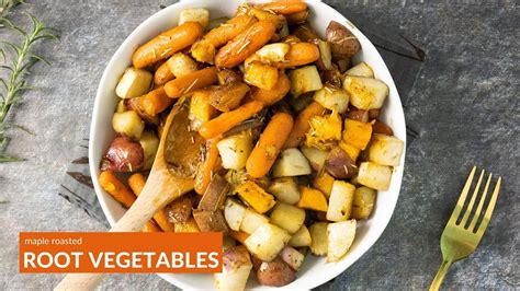 Maple Roasted Root Vegetables Youtube