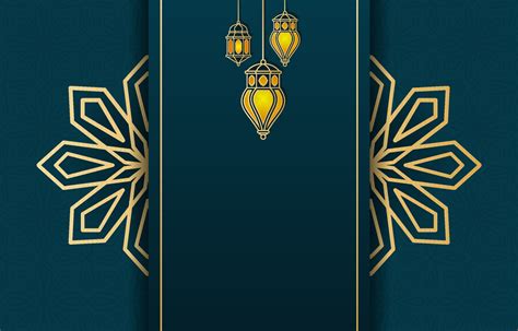 Islamic Arabic Lantern For Ramadan Kareem Eid Mubarak Background