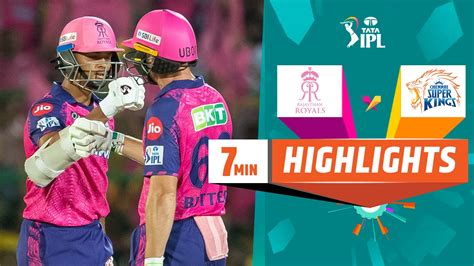 Watch Rr Vs Csk Highlights Video Onlinehd On Jiocinema