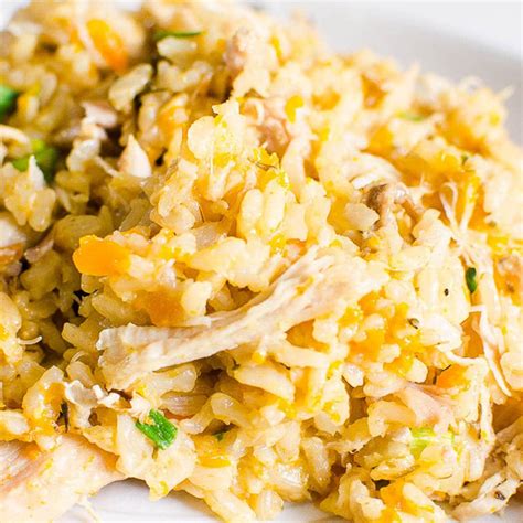 Instant Pot Chicken and Rice (White or Brown Rice) - iFoodReal.com