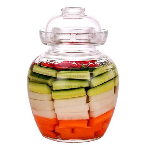 Jingdezhen Pickle Jar Ceramic Kimchi Container Chinese Pickled Jars Vegetables Chili Radish