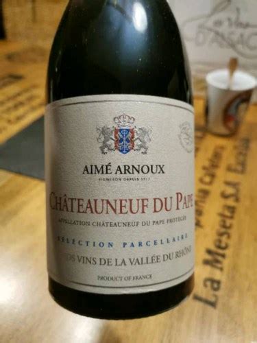 Arnoux Fils S Lection Parcellaire Ch Teauneuf Du Pape Vivino Us