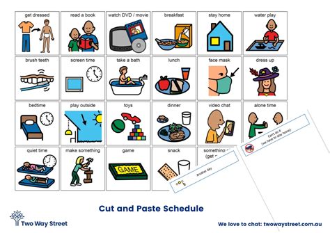 Free Boardmaker Printable Visual Schedule Free Printable Schedules