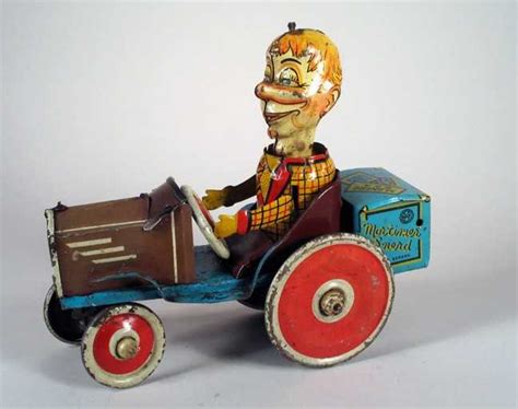 61: MARX "Mortimer Snerd" Cartoon Character Crazy Car