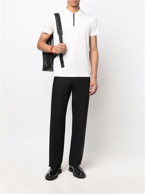 Emporio Armani Camisa Polo Zíper Farfetch