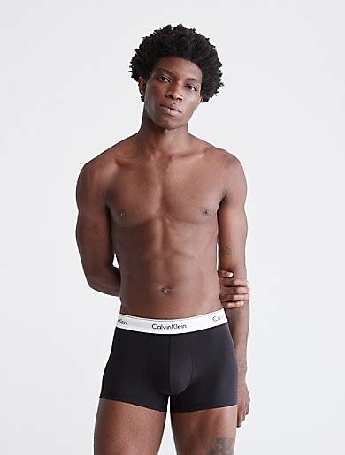 Modern Cotton Stretch 3 Pack Low Rise Trunk Calvin Klein