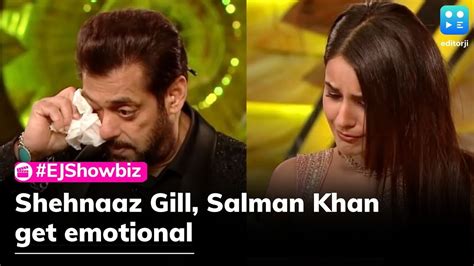 Bigg Boss 15 Finale Shehnaaz Gill Salman Khan Get Emotional