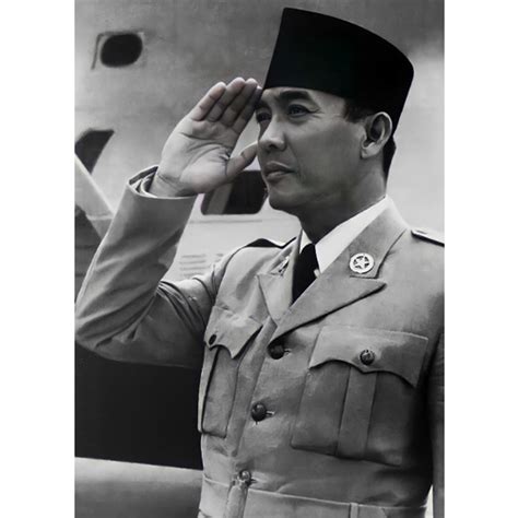 Jual Lukisan Poster Cetak Presiden Soekarno Xtra Besar Ukuran X Cm