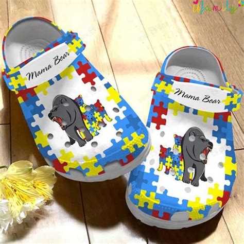 Mama Bear Puzzle Pieces Mother S Day Crocs Discover Comfort And Style