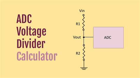 Adc Voltage Divider Calculator