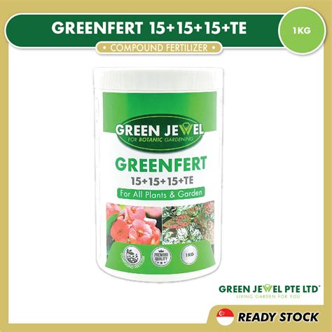 Green Jewel Greenfert NPK 15 15 15 TE Compound Fertiliser For All