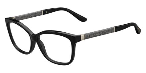 Jimmy Choo™ Jc105 0p9x 55 Black Gray Eyeglasses