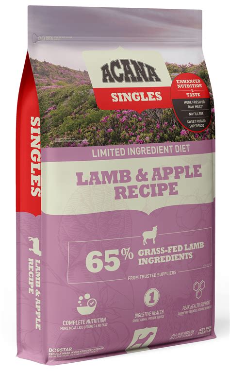 Acana Singles Lamb And Apple Grain Free Dog Food