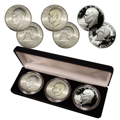 Bicentennial Eisenhower Dollar Collection - The Patriotic Mint