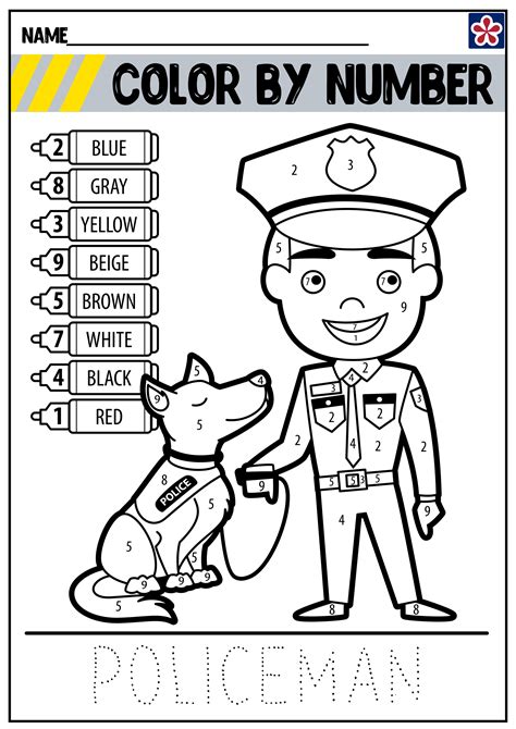 Free Printable Police Worksheets