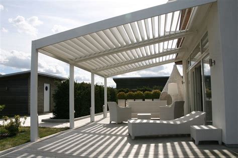 Retractable Awnings Rotating Waterproof Aluminum Louver Roof Blade