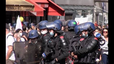 Manifestation Anti Pass Sanitaire Paris 7 Aout 2021 YouTube