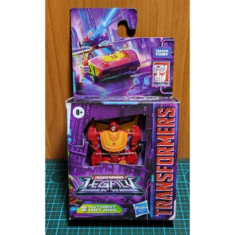 Transformers TF Legacy Autobot Hot Rod Core Class Hotrod Shopee Philippines
