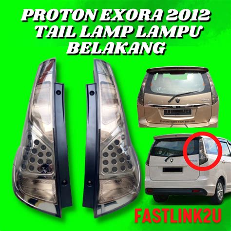 Fastlink Proton Exora Tail Lamp Rear Light 15 Led Lampu Belakang New