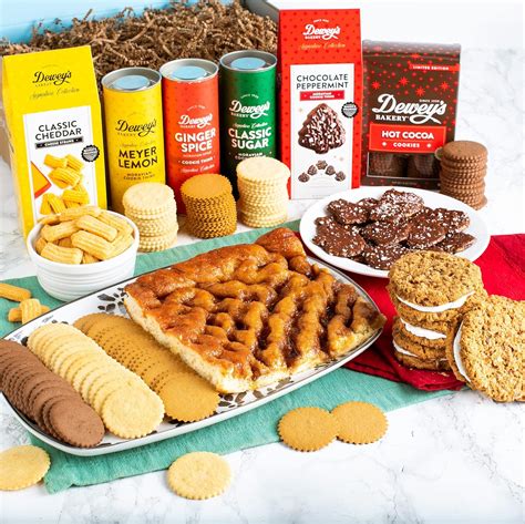 Holiday Party In A Box T Basket Moravian Cookie Tubes Peppermint Sugar Cookies