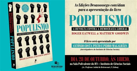 Apresentação de livro Populismo A revolta contra a democracia